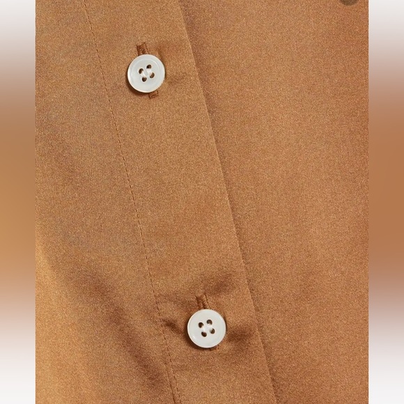 FRAME
Tie-Neck Long Sleeve Silk Blouse - Picture 3 of 7